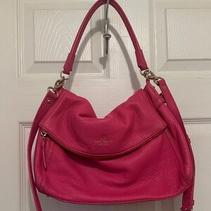 Kate Spade Vibrant Pink Hobo Bag